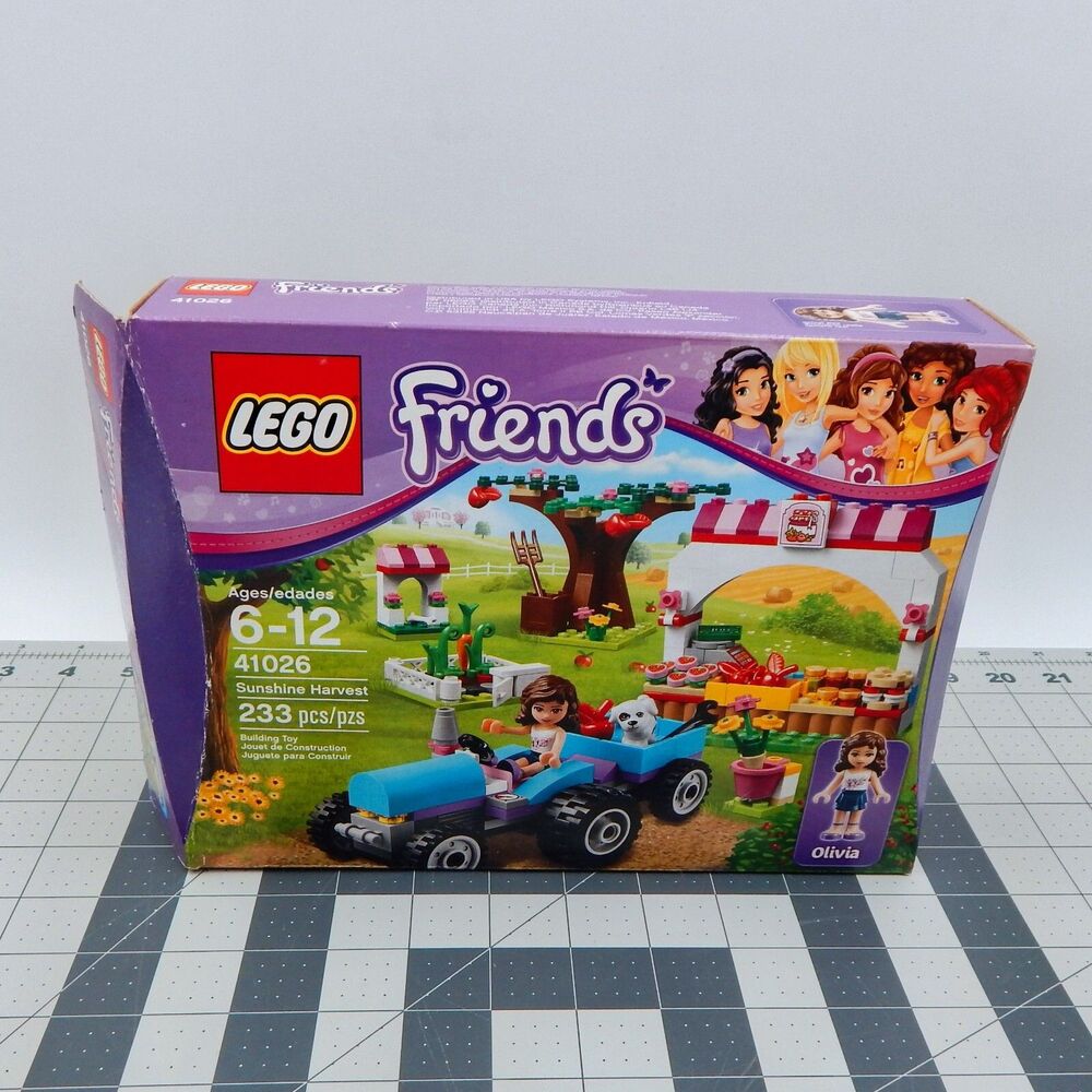 Lego Friends 41026 Sunshine Harvest INCOMPLETE SET Instruction Book MiniFigure
